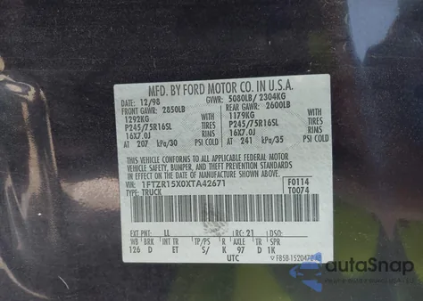 1999 Ford Ranger Xlt from USA, damaged, VIN 1FTZR15X0XTA42671